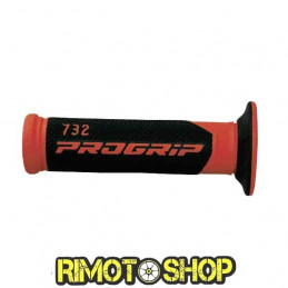 Manopole STRADA FORATE PROGRIP 732 DUAL DENSITY ROSSO-431067-ProGrip