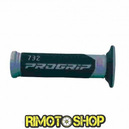 Manopole STRADA FORATE PROGRIP 732 DUAL DENSITY TITANIO-431068-ProGrip