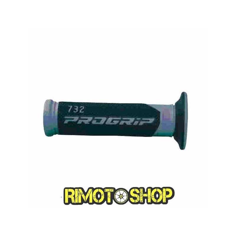 Manopole STRADA FORATE PROGRIP 732 DUAL DENSITY TITANIO-431068-ProGrip