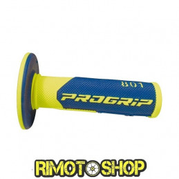 Manopole CROSS PROGRIP 801 DUAL DENSITY GIALLO FLUO/BLU-431181-ProGrip