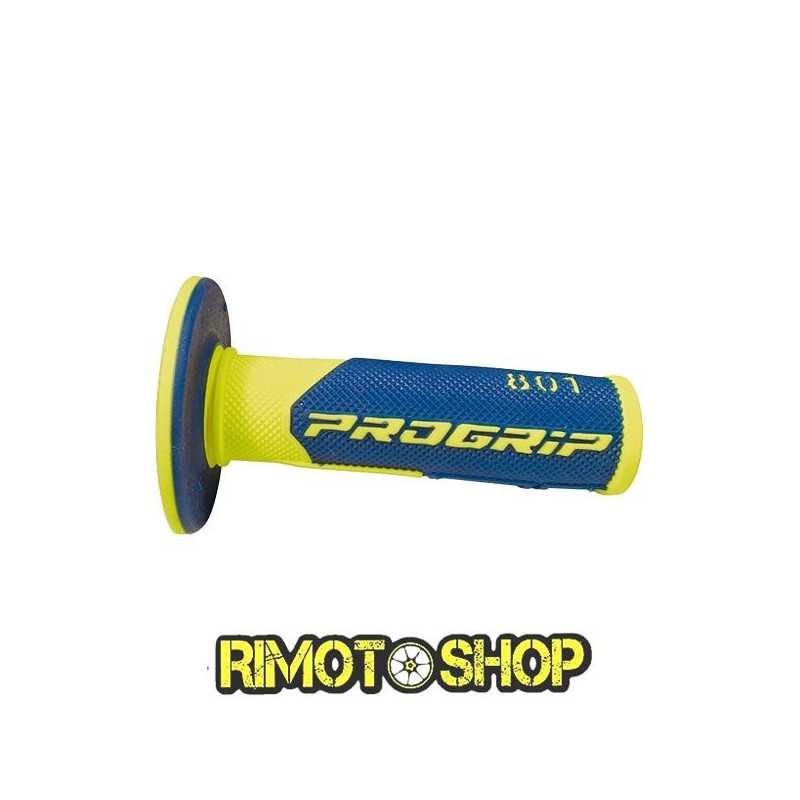 Manopole CROSS PROGRIP 801 DUAL DENSITY GIALLO FLUO/BLU-431181-ProGrip