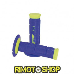 Manopole CROSS PROGRIP 791 DUAL DENSITY GIALLO FLUO/BLU-431179-ProGrip