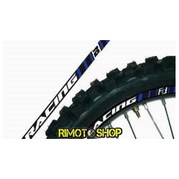 RIM ADESIVI GRAFICHE BLU/BLUE MOTOCROSS ENDURO MOTARD-5081/70-Blackbird Racing