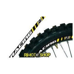 RIM ADESIVI GRAFICHE GIALLO/YELLOW MOTOCROSS ENDURO MOTARD-5081/40-Blackbird Racing