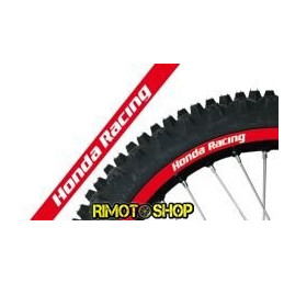 RIM ADESIVI GRAFICHE HONDA RACING ROSSO/RED MOTOCROSS ENDURO