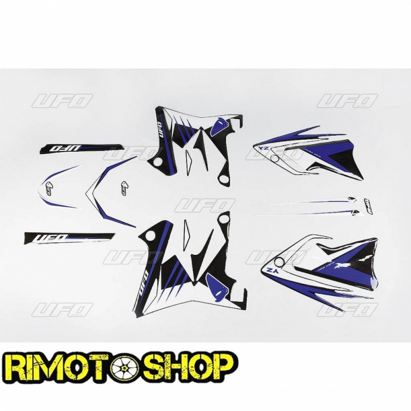 black decals restyling YAMAHA YZ 125 02-14 