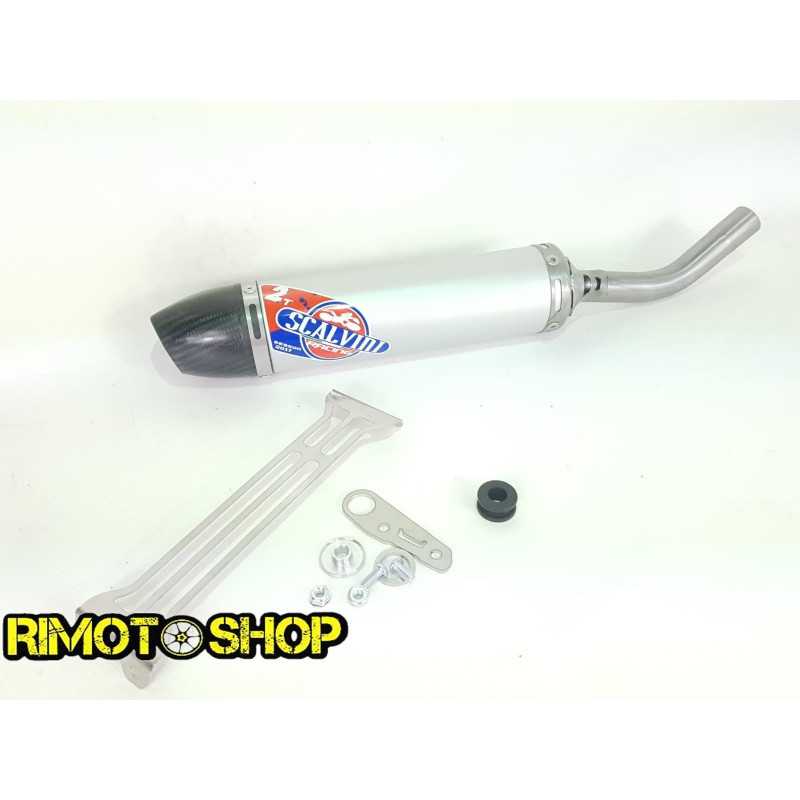 Scalvini Honda CR 125 00-07 silenciador de escape Alu-Carb-2.024.