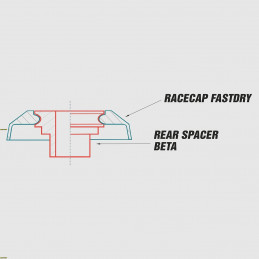 Racecap Fastdry Beta RR 390 15-17 rossi