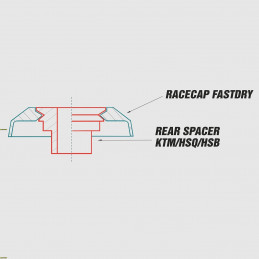 Racecap Fastdry KTM 450 SX F 07-12 blu posteriori-RFD-RB-racecap