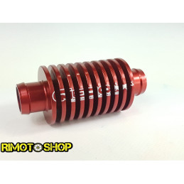 Heat dissipator 37X19,5 red-100.032A.004-RiMotoShop