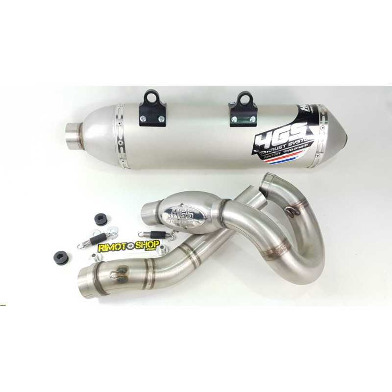 Scarico HGS KTM 450 EXC F 17-18 completo-HG06C912FE-HGS