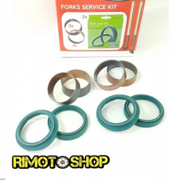 Kawasaki KX125 02-08 fork bushings and seals kit revision-IN-RE48K-RiMotoShop