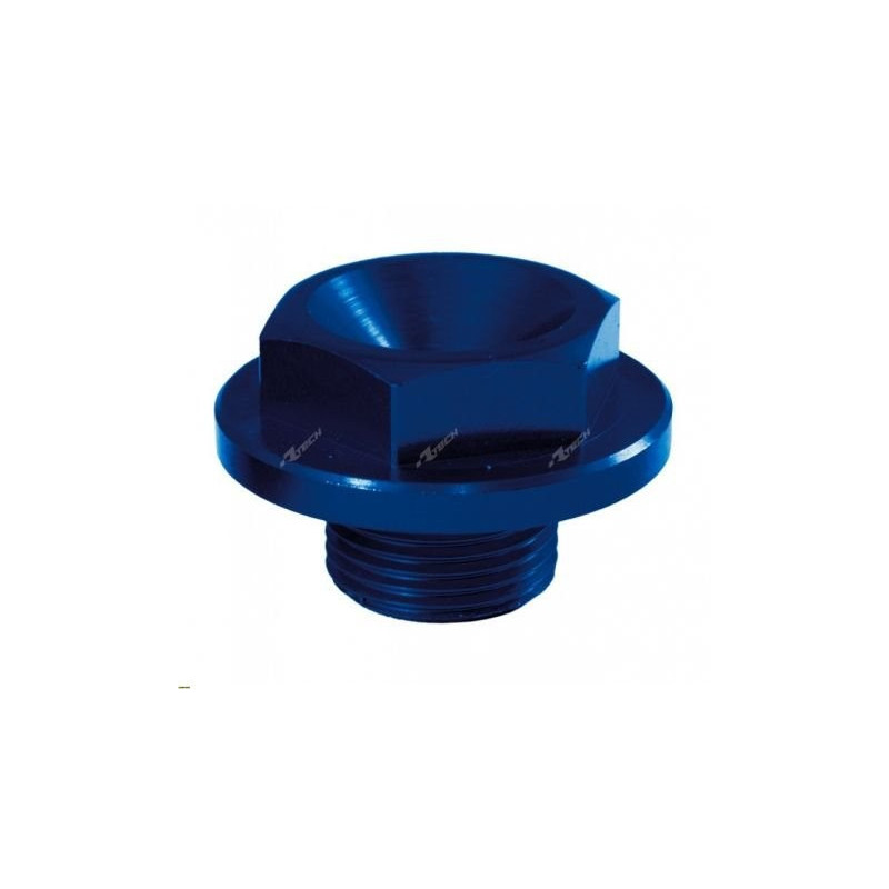 Ecrou de colonne de direction KTM 250 EXC 03-18 bleu Geco-200.041.002-RiMotoShop