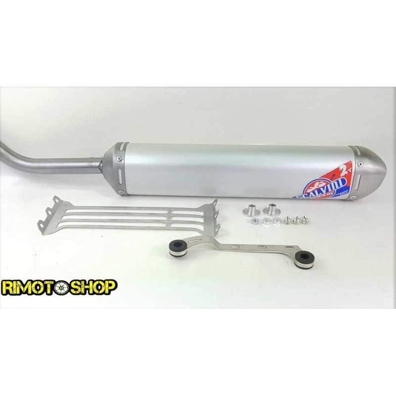 Scalvini Husqvarna 250 TC 14-16 Silenziatore SCARICO Alu-Acciaio-2.016.