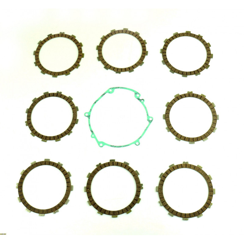 Dischi frizione guarniti e guarnizione KAWASAKI KX 125 1990-1991-P40230064-Athena - aftermarket Dischi frizione guarniti e guarnizione KAWASAKI KX 125 1990-1991-P40230064-Athena - aftermarket