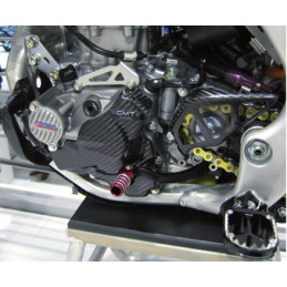 Protezione Carter statore carbonio Honda CRF 250 R